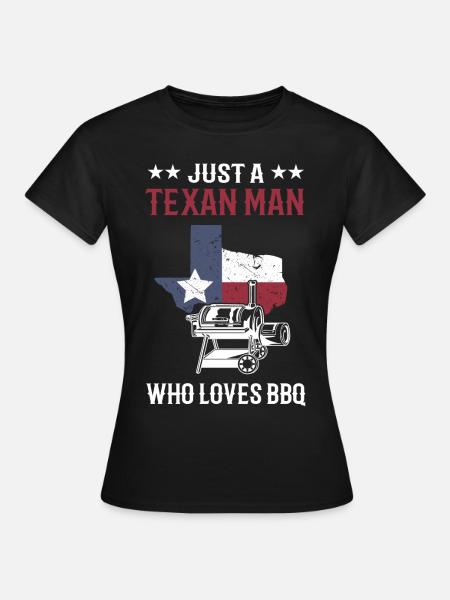 Texas BBQ - Frauen T-Shirt - Schwarz