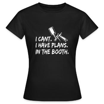 Auto Body Painter Auto Maler Sprayer - T-shirt Femme - noir - Devant - AI Model Female 172 dark (172cm)