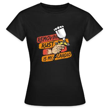 Auto Body Painter Auto Maler Sprayer - T-shirt Femme - noir - Devant - AI Model Female 172 dark (172cm)