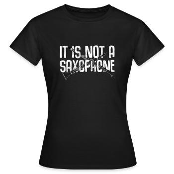 Klarinette Player Orchestra Musiker - Frauen T-Shirt - Schwarz - Vorne - AI Model Female 172 dark (172cm)