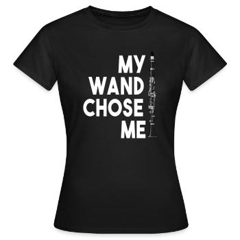 Klarinette Player Orchestra Musiker - Frauen T-Shirt - Schwarz - Vorne - AI Model Female 172 dark (172cm)
