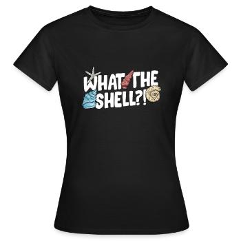 Collecting shells - Women's T-Shirt - black - Front - AI Model Female 172 dark (172cm)