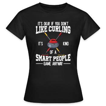 Locken - Frauen T-Shirt - Schwarz - Vorne - AI Model Female 172 dark (172cm)