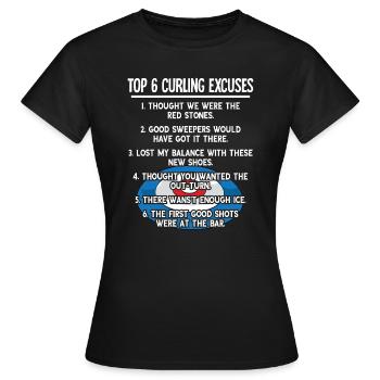 Locken - Frauen T-Shirt - Schwarz - Vorne - AI Model Female 172 dark (172cm)