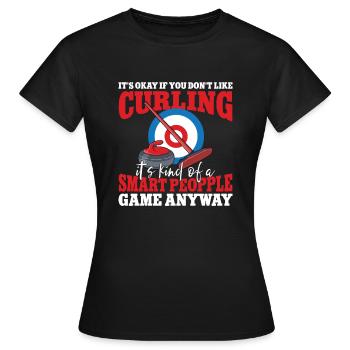 Locken - Frauen T-Shirt - Schwarz - Vorne - AI Model Female 172 dark (172cm)