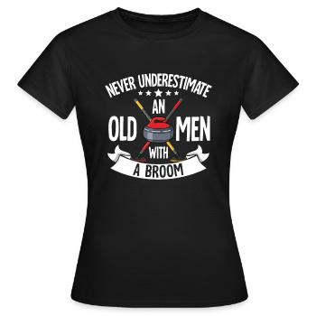 Locken - Frauen T-Shirt - Schwarz - Vorne - AI Model Female 172 dark (172cm)