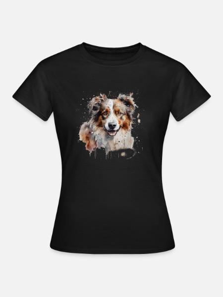 Australian Shepherd - Frauen T-Shirt - Schwarz