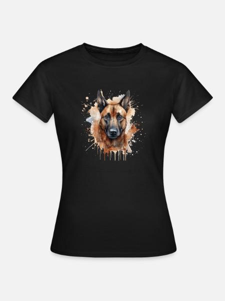 Belgian Malinois - Frauen T-Shirt - Schwarz