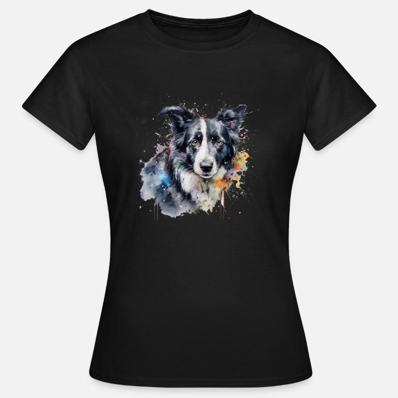 Border Collie - Women's T-Shirt - black