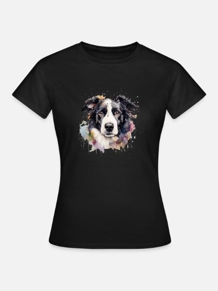 Border Collie - Women's T-Shirt - black