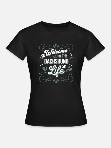 Dachshund - Frauen T-Shirt - Schwarz