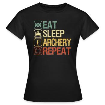 Archer - T-shirt Femme - noir - Devant - AI Model Female 172 dark (172cm)