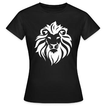 lion - T-shirt Femme - noir - Devant - AI Model Female 172 dark (172cm)