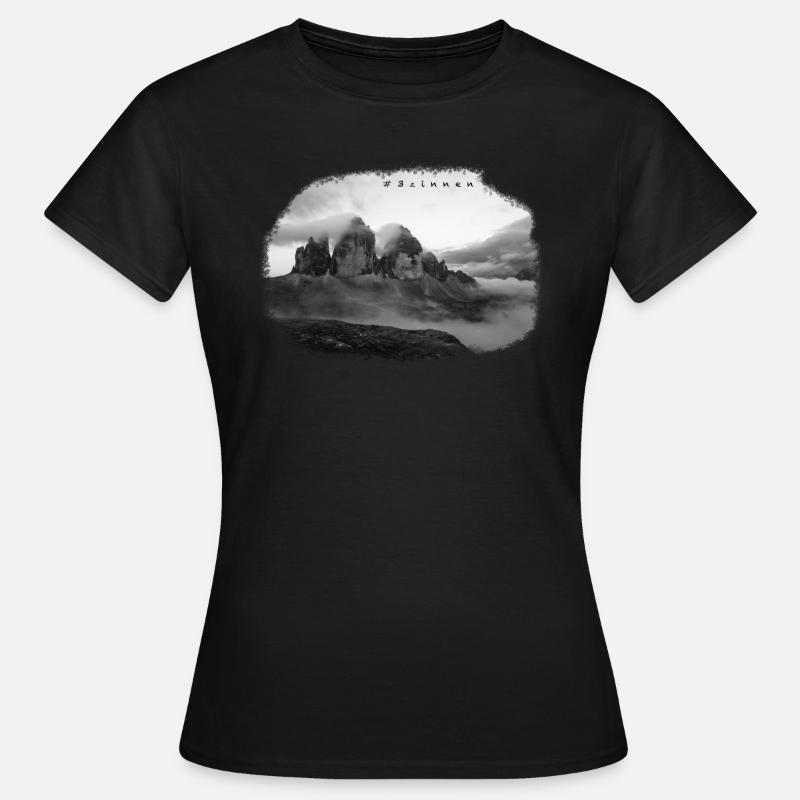 3Zinnen - Frauen T-Shirt - Schwarz