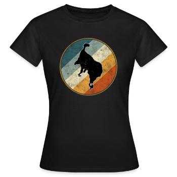 Müritz Urlaub - Frauen T-Shirt - Schwarz - Vorne - AI Model Female 172 dark (172cm)