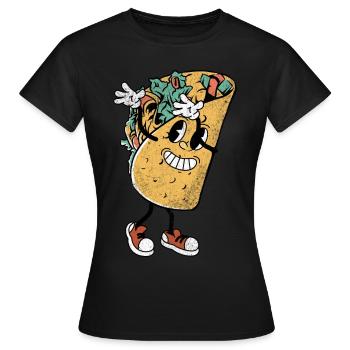 Taco - T-shirt Femme - noir - Devant - AI Model Female 172 dark (172cm)
