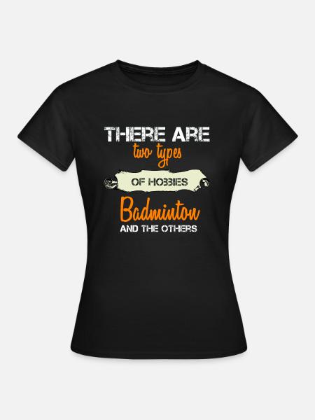 Badminton - Frauen T-Shirt - Schwarz
