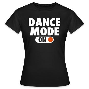 Funny Dance Mode - T-shirt Femme - noir - Devant - AI Model Female 172 dark (172cm)