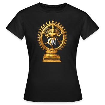 Shiva - Frauen T-Shirt - Schwarz - Vorne - AI Model Female 172 dark (172cm)