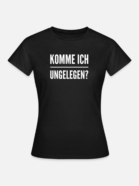 soll ich gehen? - Frauen T-Shirt - Schwarz