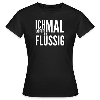 kein Geld - Frauen T-Shirt - Schwarz - Vorne - AI Model Female 172 dark (172cm)