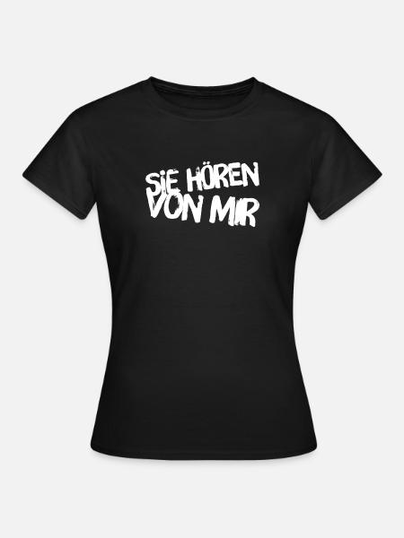 wir haben ein Problem - Frauen T-Shirt - Schwarz