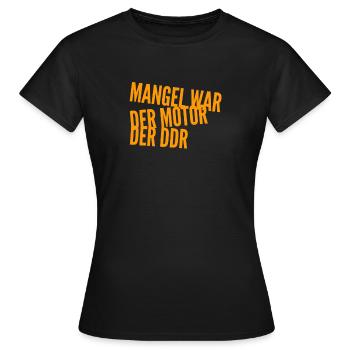 le moteur de la RDA - T-shirt Femme - noir - Devant - AI Model Female 172 dark (172cm)