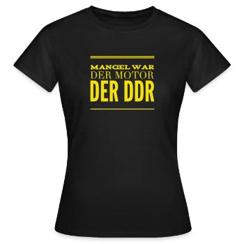 Économie de la rareté - T-shirt Femme - noir - Devant - AI Model Female 172 dark (172cm)