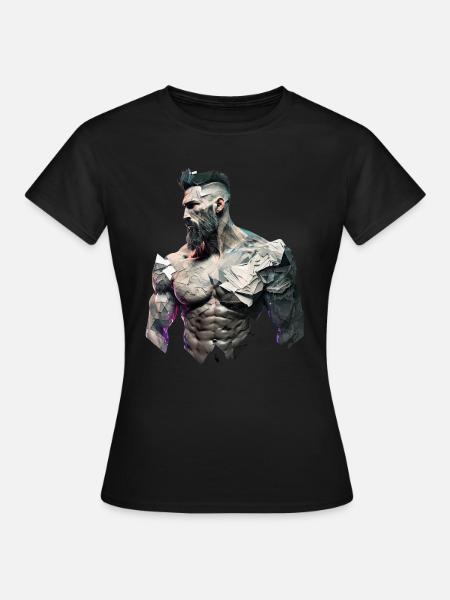 Cyber Punk No110 - Frauen T-Shirt - Schwarz