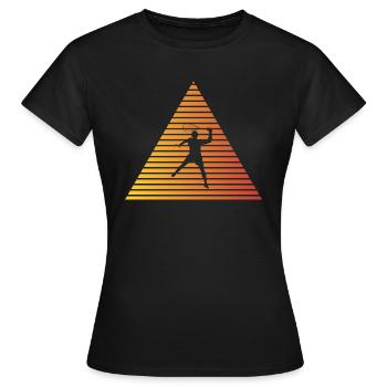 Squash - Frauen T-Shirt - Schwarz - Vorne - AI Model Female 172 dark (172cm)