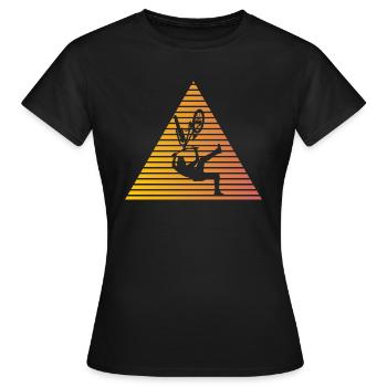 Dirt bike bike - T-shirt Femme - noir - Devant - AI Model Female 172 dark (172cm)