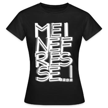 Meine Fresse - Frauen T-Shirt - Schwarz - Vorne - AI Model Female 172 dark (172cm)