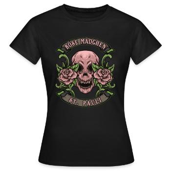 St. Pauli Frau Böse Mädchen St. Pauli - T-shirt Femme - noir - Devant - AI Model Female 172 dark (172cm)