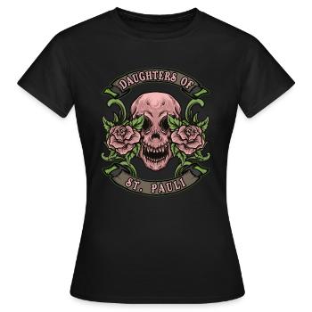 St. Pauli Mme Filles de St. Pauli - T-shirt Femme - noir - Devant - AI Model Female 172 dark (172cm)
