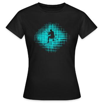 Kiter - Frauen T-Shirt - Schwarz - Vorne - AI Model Female 172 dark (172cm)
