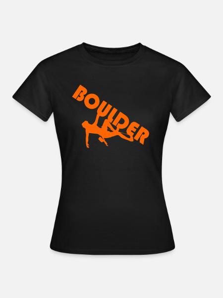 bouldern - Frauen T-Shirt - Schwarz