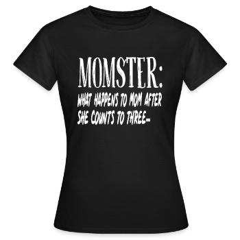 Maman maman maman maman maman cadeau sort proverbes - T-shirt Femme - noir - Devant - AI Model Female 172 dark (172cm)