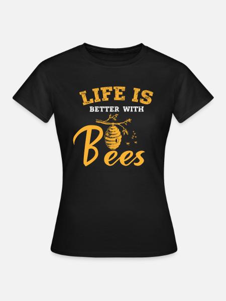 Biene - Frauen T-Shirt - Schwarz