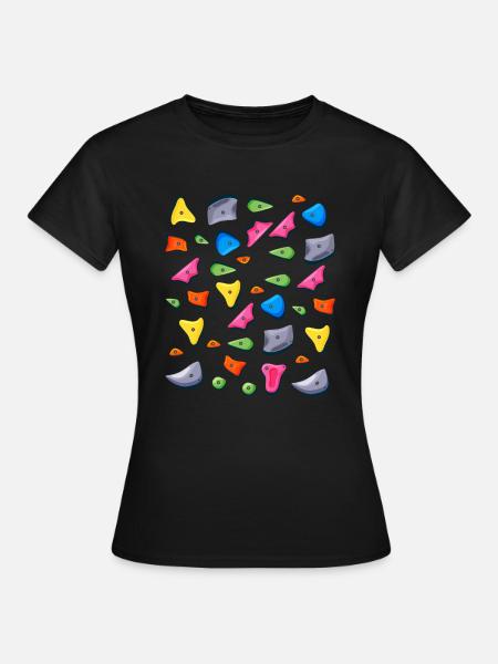 bouldern - Frauen T-Shirt - Schwarz