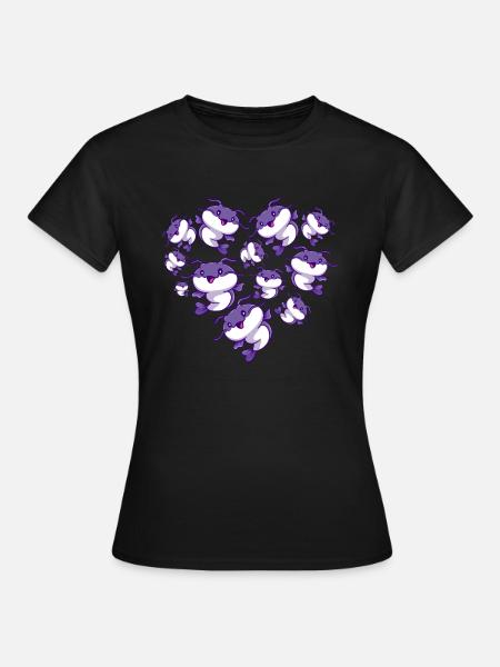Herz Wels - Frauen T-Shirt - Schwarz