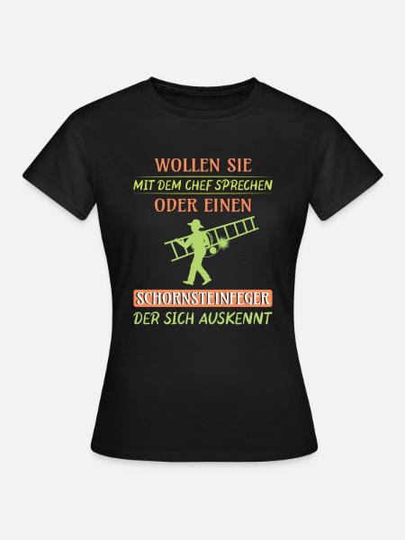 Schornsteinfeger Herren - Frauen T-Shirt - Schwarz