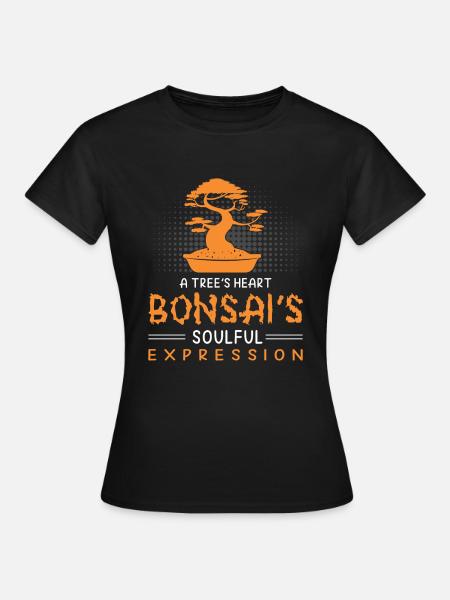 Bonsai Tree - Frauen T-Shirt - Schwarz