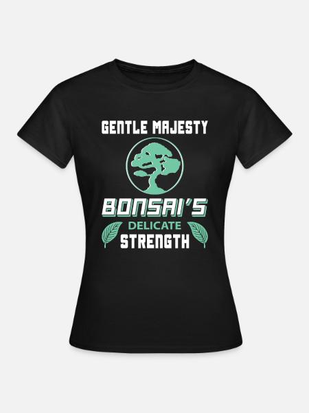 Bonsai Tree - Frauen T-Shirt - Schwarz