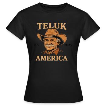 TELUK KOBOI - Women's T-Shirt - black - Front - AI Model Female 172 dark (172cm)