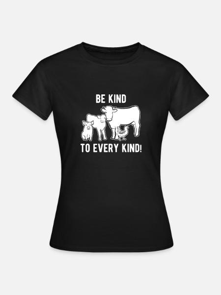 Vegan - Frauen T-Shirt - Schwarz