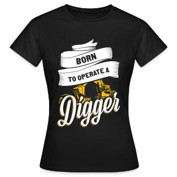 Pelles - T-shirt Femme - noir - Devant - AI Model Female 172 dark (172cm)