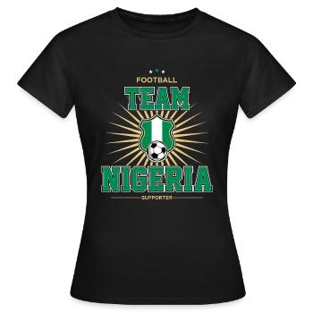 Nigéria - T-shirt Femme - noir - Devant - AI Model Female 172 dark (172cm)