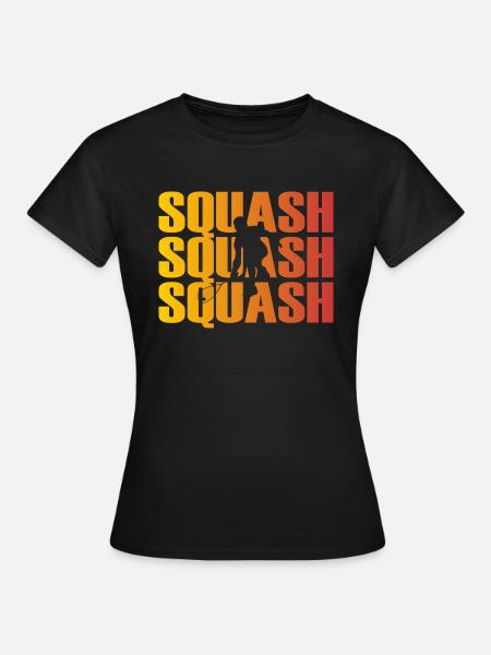 Squash - Frauen T-Shirt - Schwarz