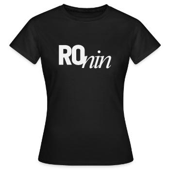 Ronin Persönlicher Name - Frauen T-Shirt - Schwarz - Vorne - AI Model Female 172 dark (172cm)