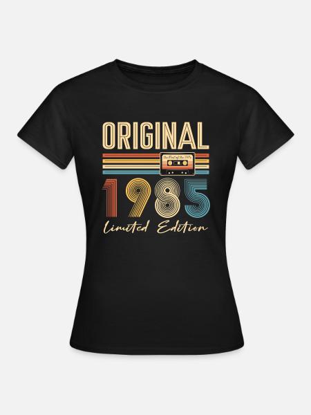 40-vuotissyntymäpäivä alkuperäinen 1985 40 vuotta - T-shirt dam - svart